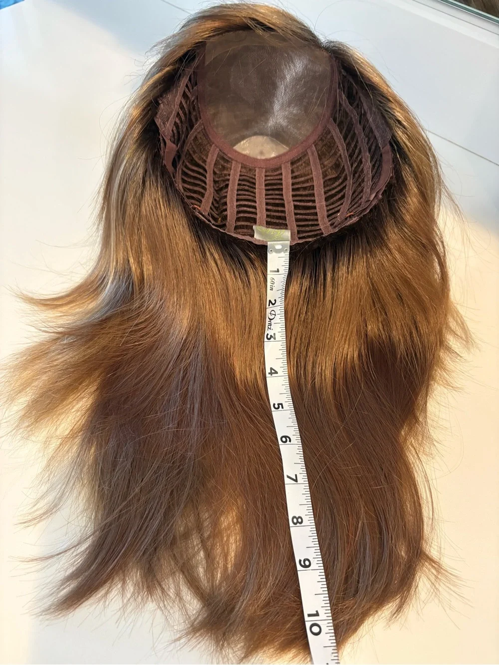 ENVY Madison Long Straight Razored Layers Blonde Brown Synthetic Wig! Champagne